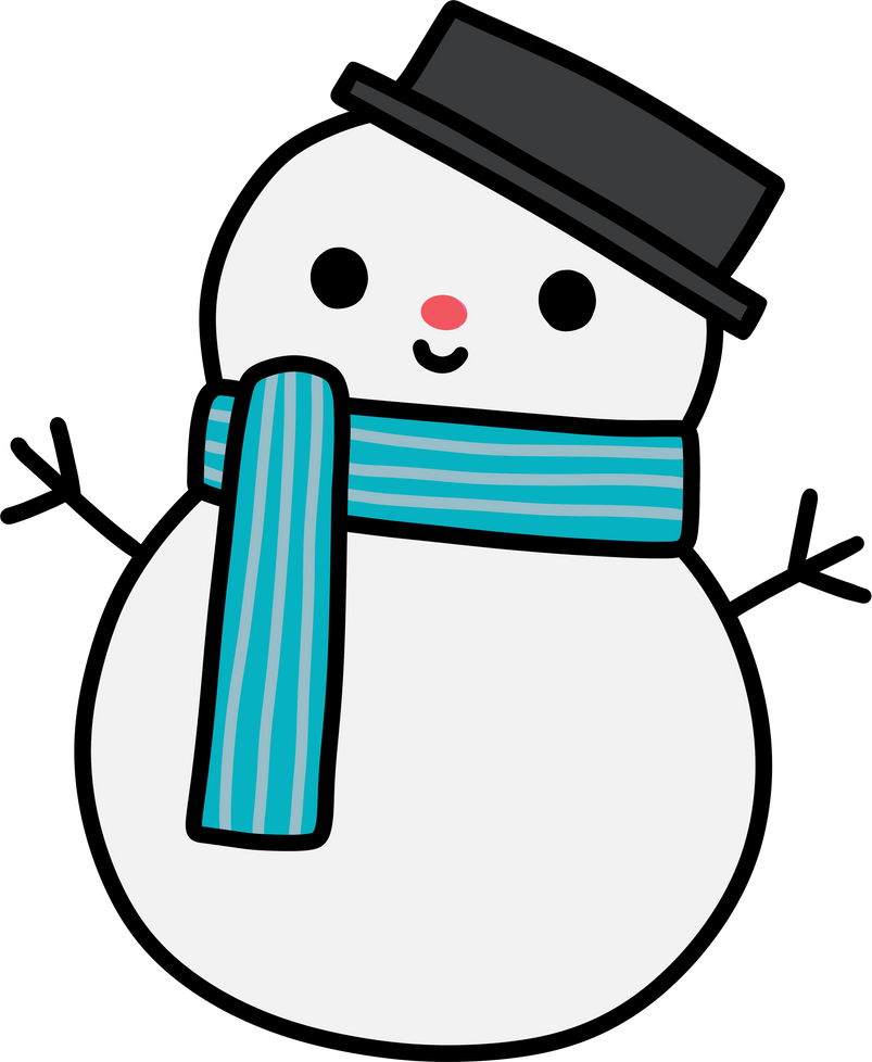christmas cute snowman